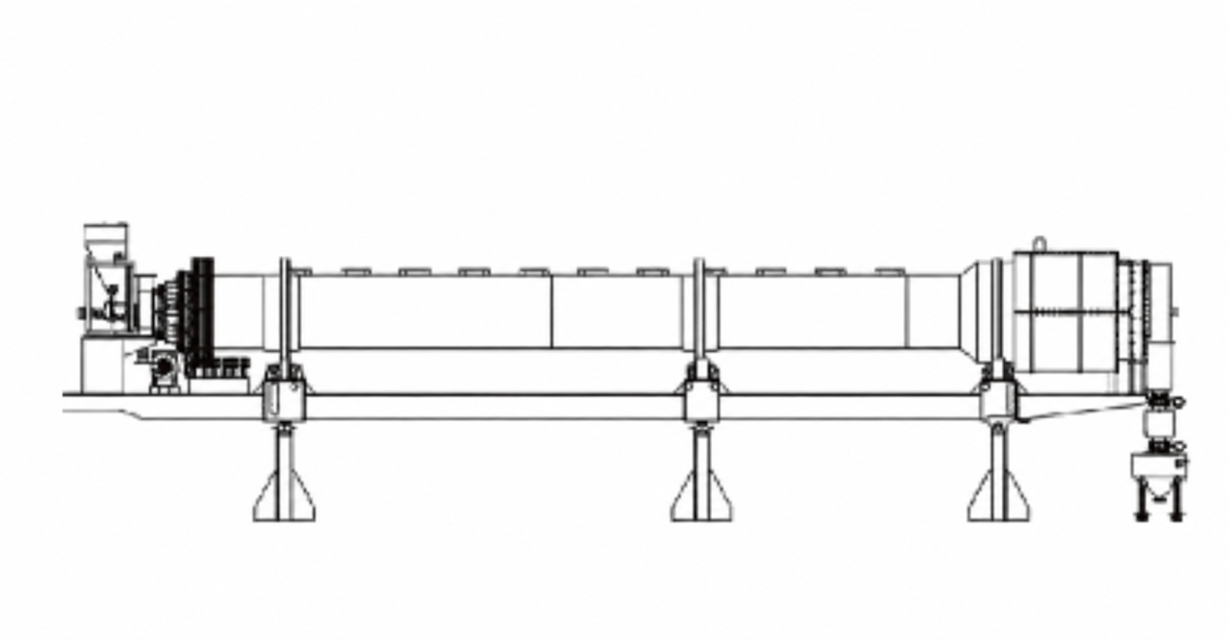 Rotary kiln equipment schematic